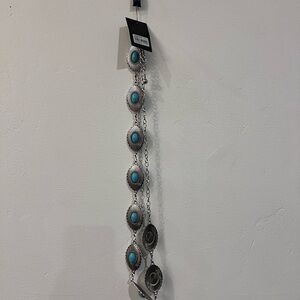 Silver and Turquoise Belt